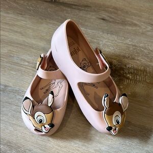 Mini Melissa Pink Bambi Shoes, size 10
